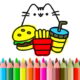 BTS Cute Cats Coloring