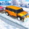 Snow Plow Jeep Driving